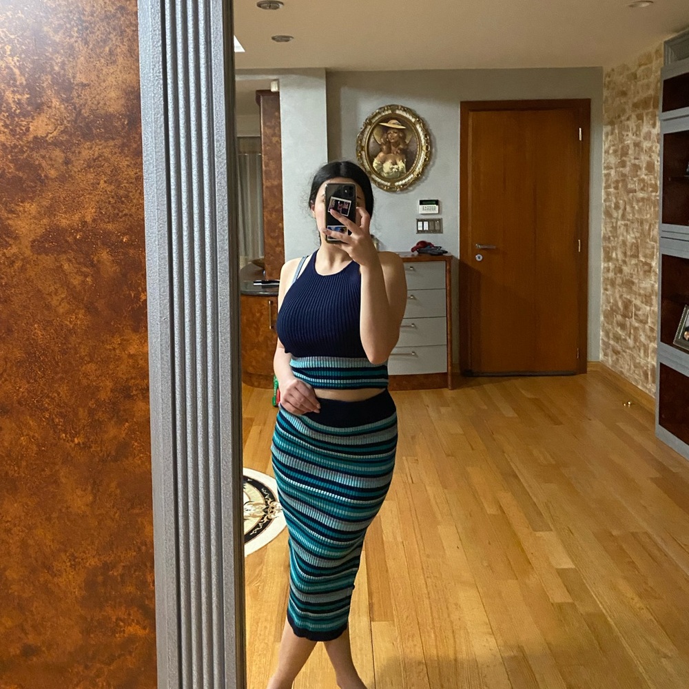 vivi party 2 set: skirt and a top